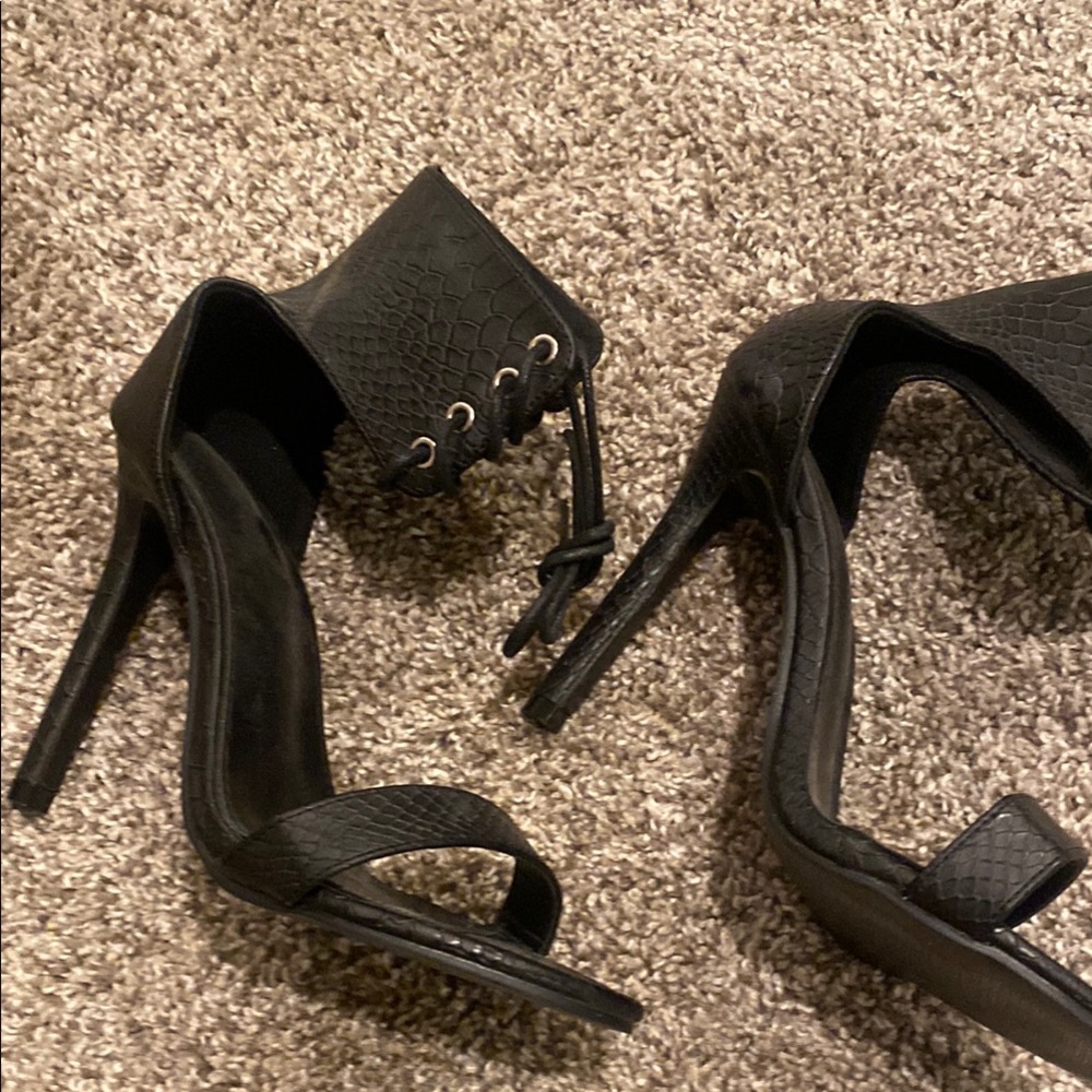 Elegant Black Stiletto Heels